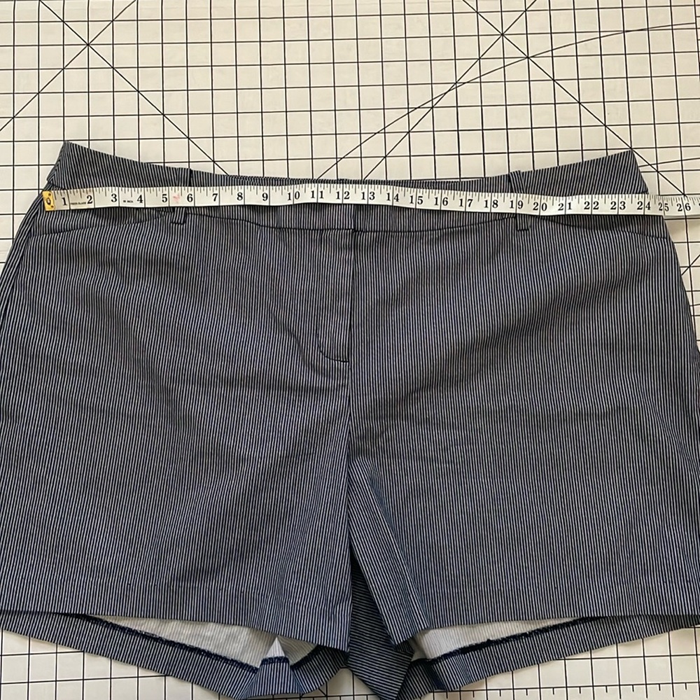 Lane Bryant outlet size 24 striped shorts, new with tags